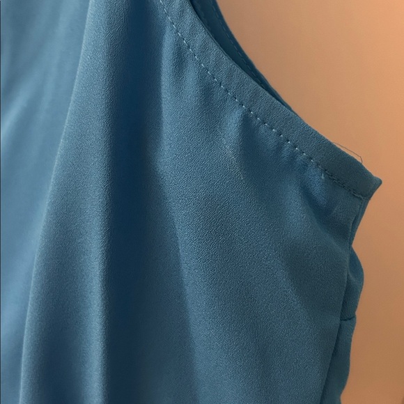 Nine West Vibrant Blue V-Neck Tank Top - Picture 10 of 12